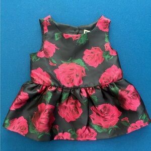 Preowned Janie and Jack 2T flower top